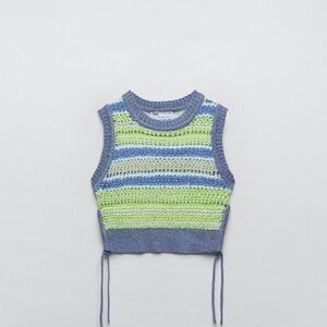 Zara Crochet Crop Top size Small